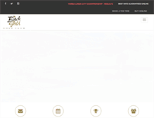 Tablet Screenshot of blackgoldgolf.com
